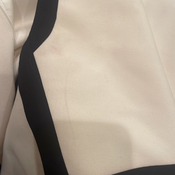 Retro Chic SHARP Calvin Klein Blazer TOP with Dual Zipper GOLD Hardware 18W EUC - Picture 9 of 13